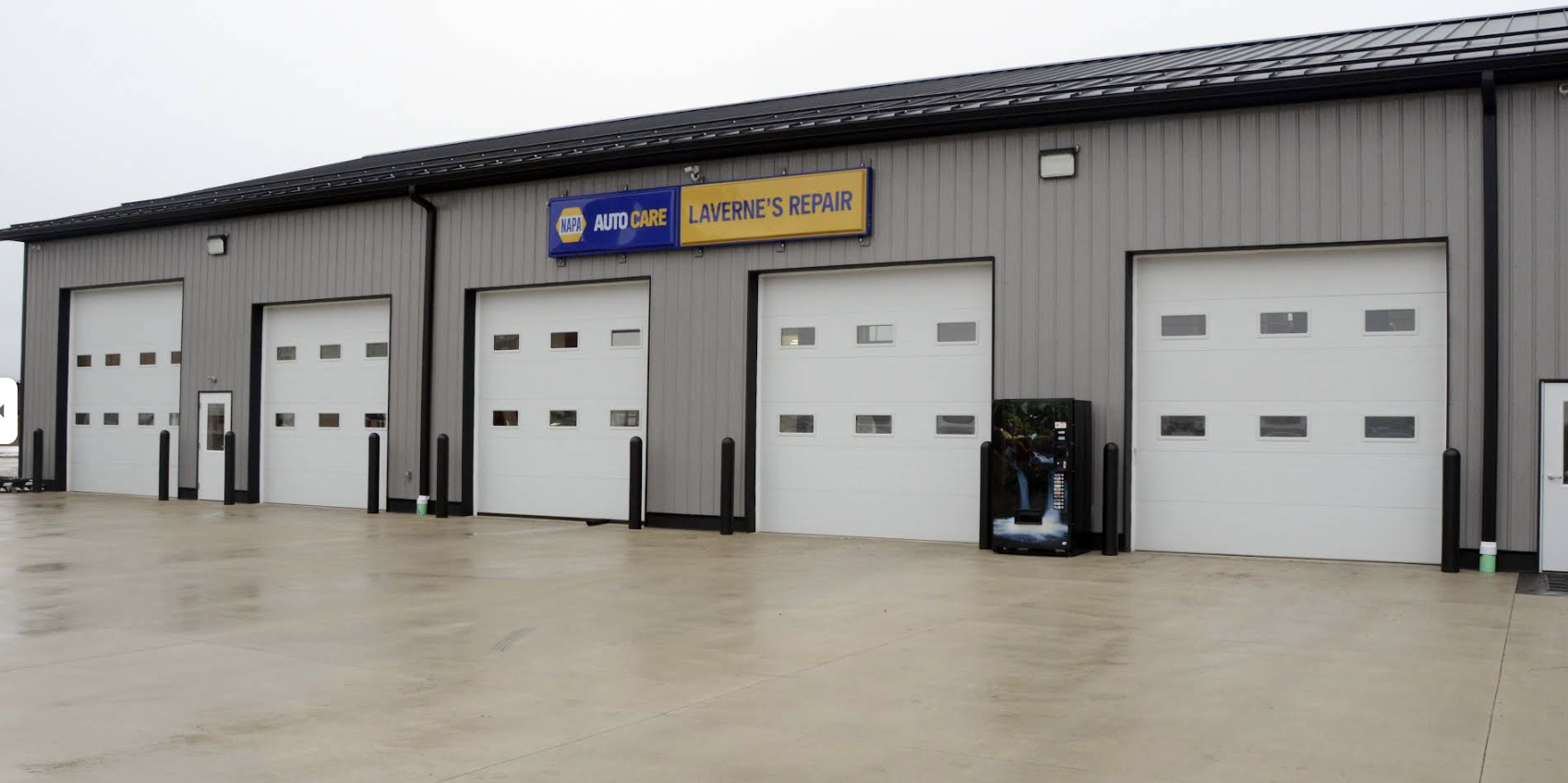 LaVerne's Repair NAPA AutoCare shop exterior in Goshen, Indiana